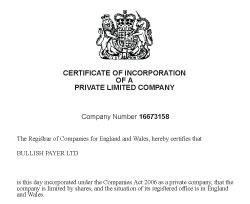 Company Certificate